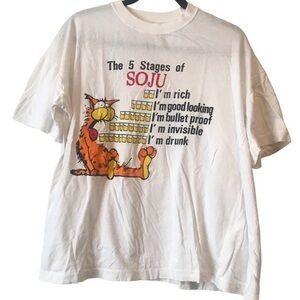Vintage Bill The Cat Soju Single Stitch Tee